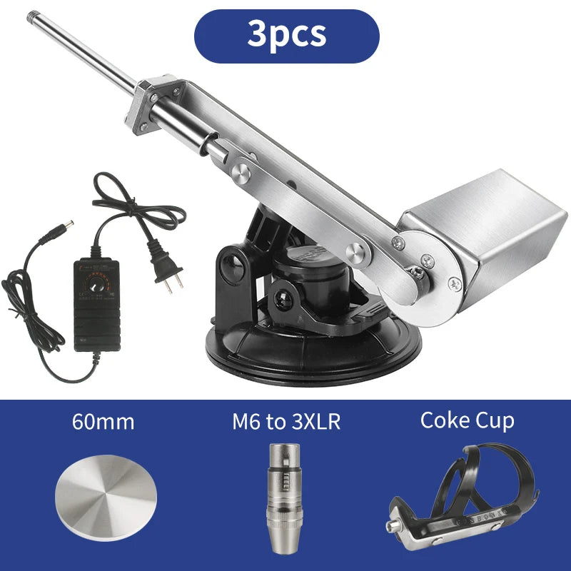 Stainless Steel 45mm Stroke Adjustable Suction Cup Sex Machine