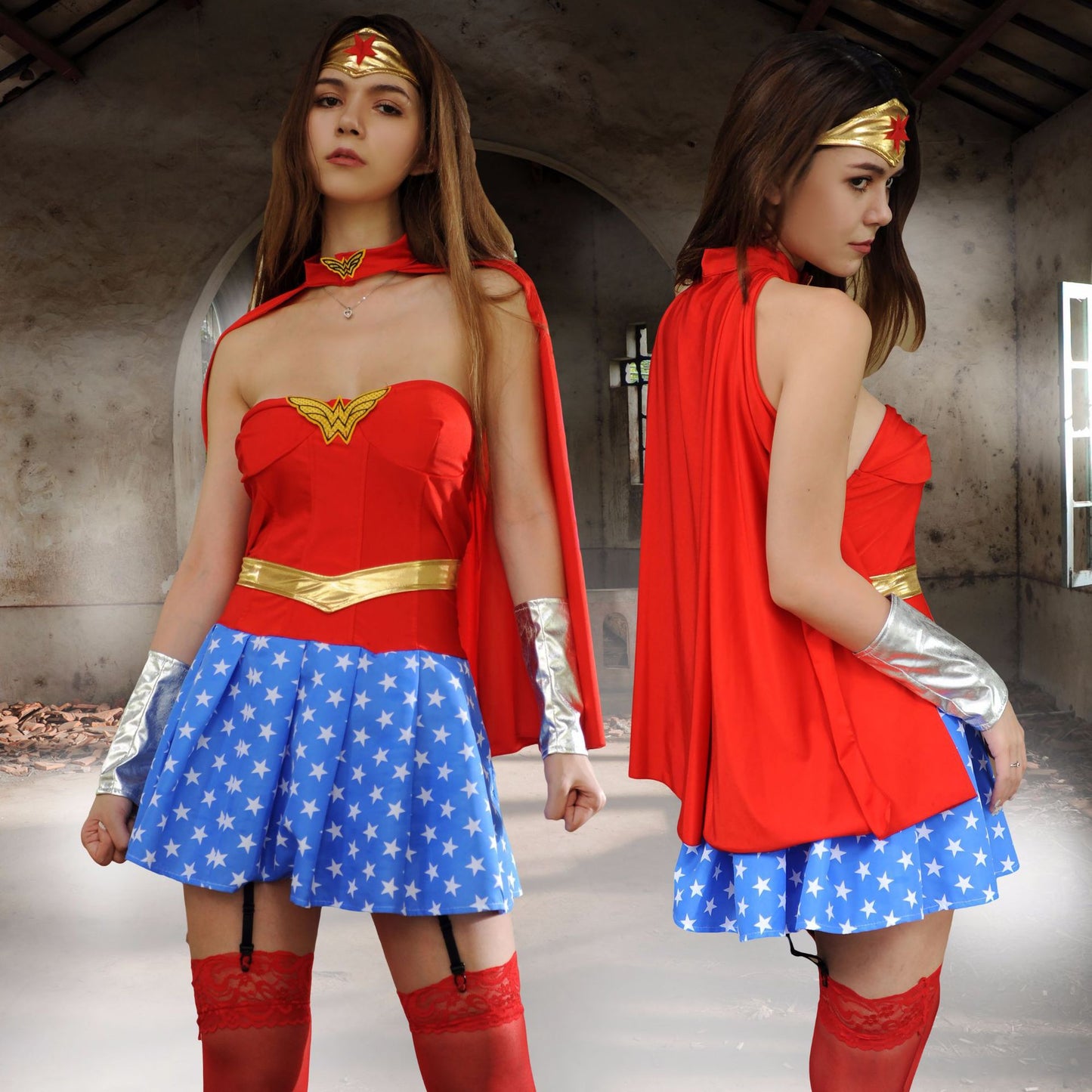 Superwoman Stage Role-playing Costume